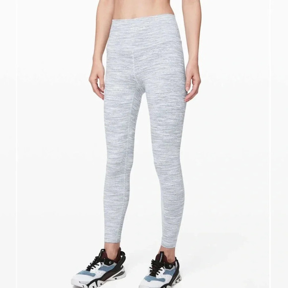 Lululemon Wunder Under High-Rise Tight 25" *Luxtreme Leggings Pants White 4 - Picture 1 of 9